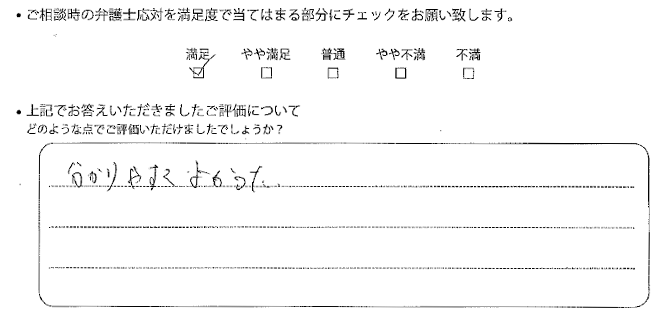 福岡法律事務所に離婚問題をご相談いただいたお客様の声